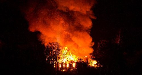 Niton Isle of Wight flat fire