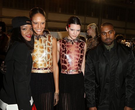Rihanna, Kendall Jenner and Kanye West