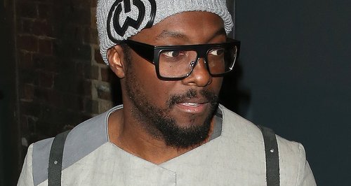 Will.i.am wearing a beanie