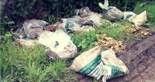 fly-tipping Winchester Lewis Field