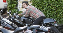 Harry Styles broken down motorbike