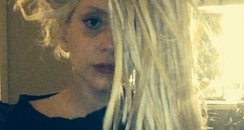 Lady Gaga with white dreadlocks