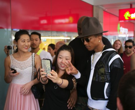 Pharell shopping in Australia