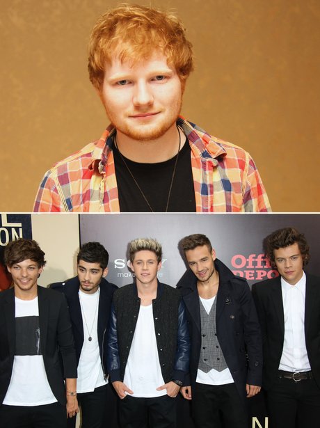 Ed Sheeran and One Direction