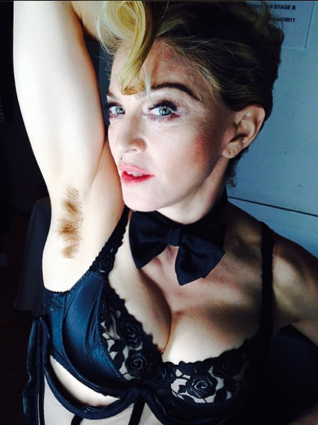 Madonna Hairy Armpits Instagram