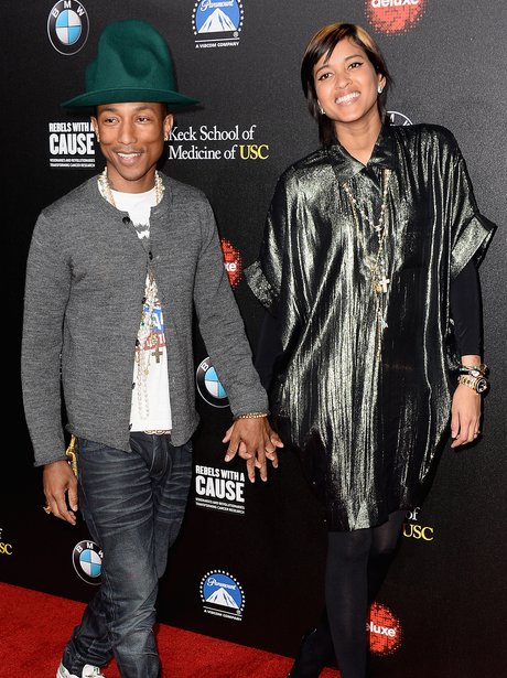 Pharrell Williams and Helen Lasichanh