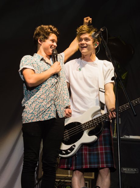 The Vamps on stage