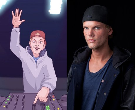 Avicii Cartoon Counterpart