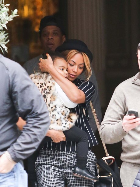 Beyonce, Blu Ivy and Jay Z