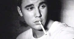 Justin Bieber poses as James Dean