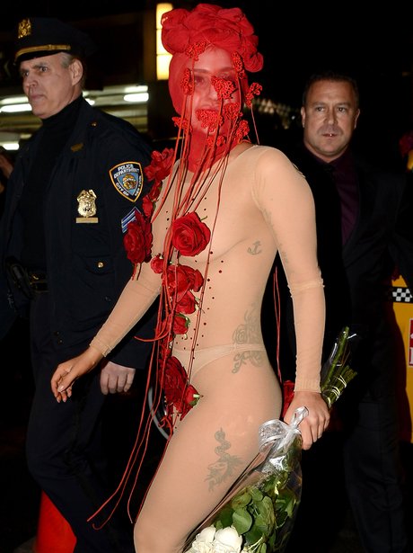 Lady Gaga arrives at the Roseland Ballroom in New York