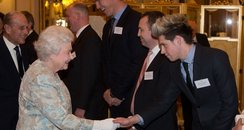 Niall Horan meets the Queen