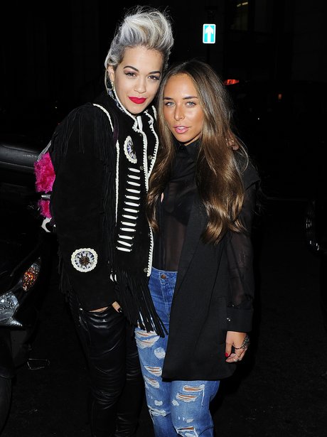 Rita Ora and Chloe Green out for dinner