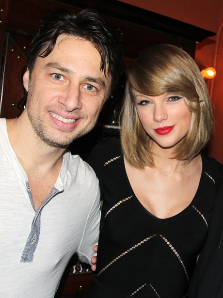 Zach Braff and Taylor Swift on Broadway