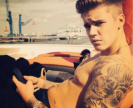 Justin Bieber Topless Instagram