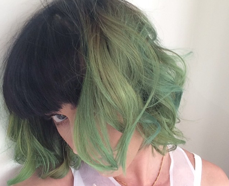 Katy Perry news green hair