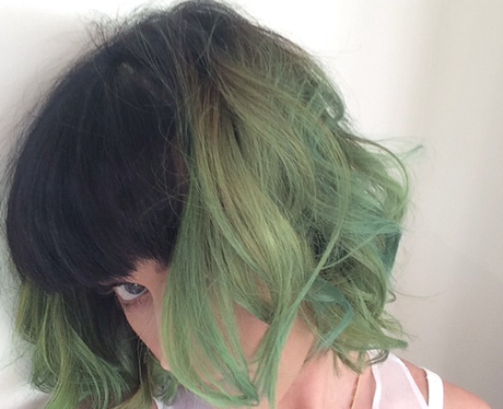 Katy Perry news green hair
