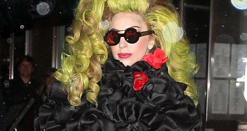 Lady Gaga Green Hair