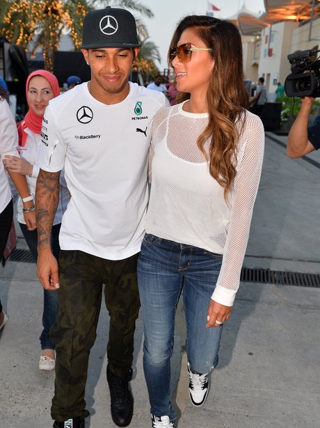 Lewis Hamilton and Nicole Scherzinger