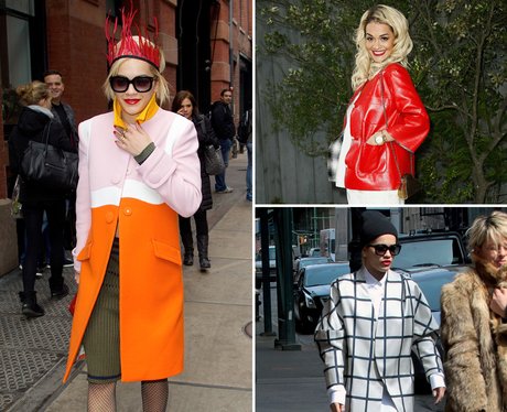 Rita Ora Fashion: Coats