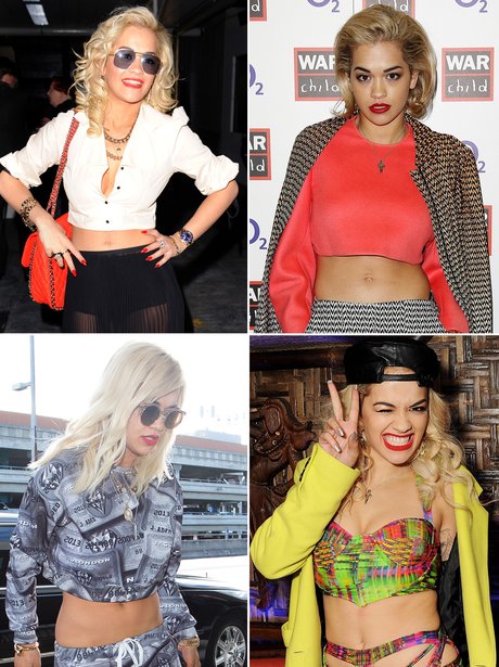 Rita Ora Fashion: Crop Tops