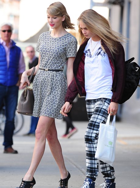 Taylor Swift and Cara Delevigne