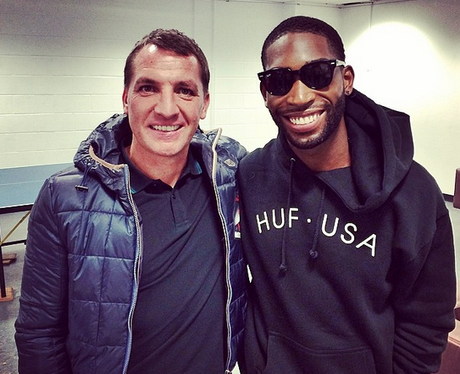 Tinie Tempah and Brendan Rogers
