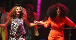 Beyonce and Solange live at Coachella