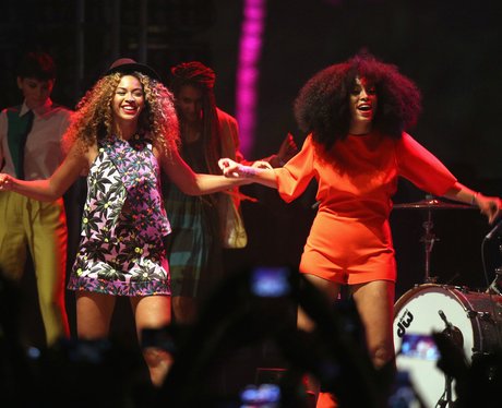 Beyonce and Solange live at Coachella