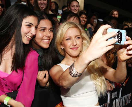 Ellie Goulding and fans at the MTV Movie Awards 20