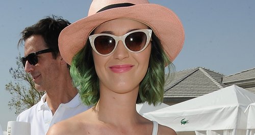 Katy Perry attends a pool party