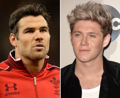 Mike Phillips and Niall Horan