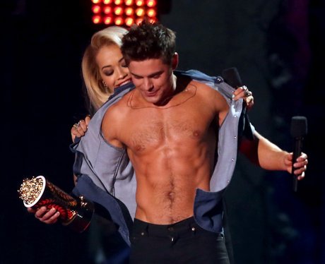 Rita Ora Zac Efron MTV Movie Awards 2014