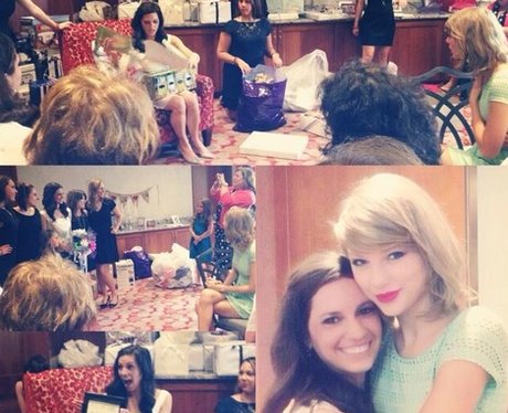 Taylor Swift Made A Surprise Visit To A Super Fan's Bridal Shower... SO ...