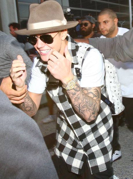 Justin Bieber LAX Airport