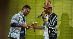 Pharrell Williams and Usher live at Coachella