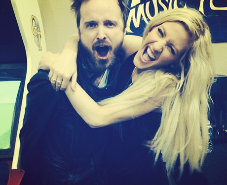 Elllie Goulding anf Aaron Paul