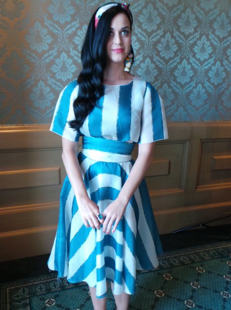 Katy Perry Stripey Outfit