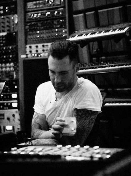 Maroon 5 in the studio