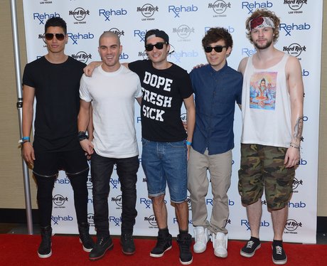 The Wanted arrive at the Hard Rock Hotel & Casino