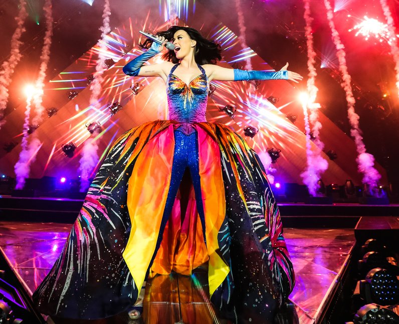 Katy Perry performs on Prismatic Tour 2014