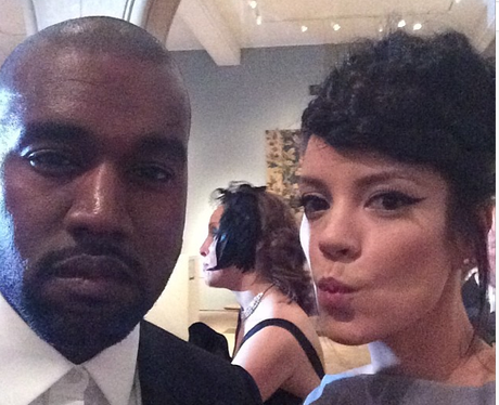 Lily Allen and Kanye West Selfi