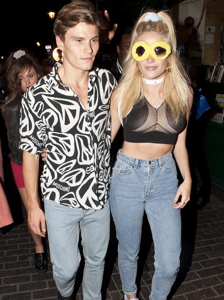 Pixie Lott wearing a CROP TOP