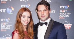 Una and Ben Foden at sports event