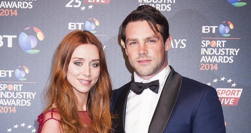 Una and Ben Foden at sports event