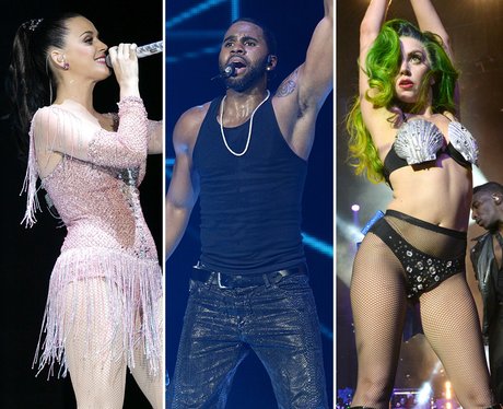 Katy Perry, Jason Derulo and Lady Gaga