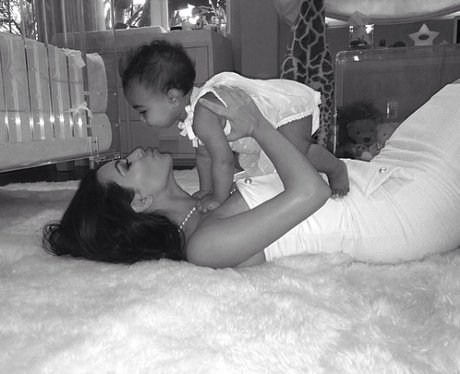 Kim Kardashian and Baby North