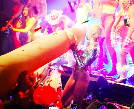 Miley Cyrus GAY London show