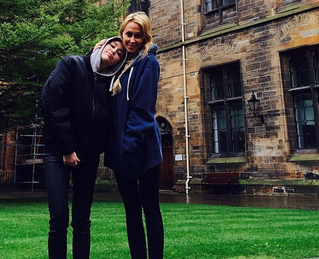 Miley Cyrus sightseeing with her mum Tish