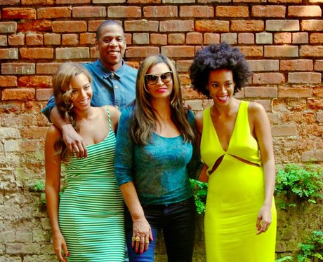 Beyonce & Solange with Jay Z
